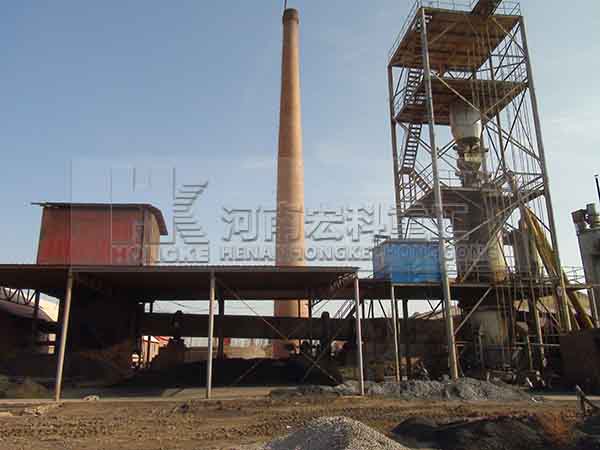 澠池頁(yè)巖陶粒砂回轉(zhuǎn)窯生產(chǎn)線生產(chǎn)現(xiàn)場(chǎng)